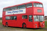  - On-field Catering facilities at the Wolds Gliding Club
at Pocklington , Yorkshire UK are housed in a Leyland Atantean bus - by Terry Fletcher
