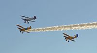  - Biplane Flyover, early evening - by John Little
