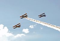  - Second Pass, Biplane flyover - by John Little