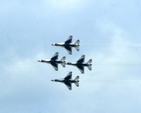  - Thunderbirds at the Dayton International Air Show - by Glenn E. Chatfield