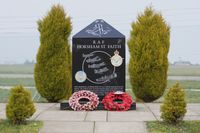  - Memorial at Norwich Aiport to those served there when it was RAF Horsham St Faiths. - by Graham Reeve