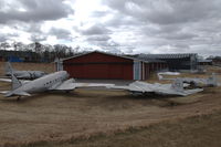  @ Malmen Air Base Airport - The Flygvapenmuseum (Swedish Air Force Museum) at Malmen Air Base. The four aircraft are Varsity, Dakota, Canberra and Pembroke. - by Henk van Capelle