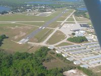  @ Winter Haven's Gilbert Airport - Midfield downwind for RWY 29, looking down RWY 5 - by Bob Simmermon