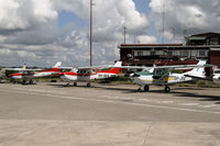 - Some of the private aircraft adjacent to the commuter terminal - by Duncan Kirk