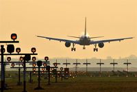  - Very final approach on rwy 08L. - by Holger Zengler