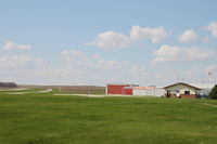  @ Harlan Municipal Airport - Looking down the runway - by Glenn E. Chatfield
