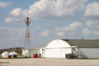  @ Atlantic Municipal Airport - Main ramp area, looking north - by Glenn E. Chatfield