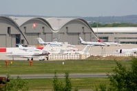  - TAG Apron at Farnborough Airfield - by Chris Hall
