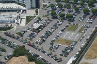  @ Presbyterian Intercommunity Hospital Heliport - Taken while overflying the helipad - by Nick Taylor Photography