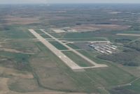  - Overflying St. Cloud Regional Airport after departing runway 5. Looking southeast. - by Kreg Anderson