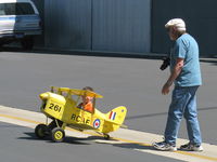  - Kiddie taxi practice at Pat Quinn's Museum Hangar ramp - by Doug Robertson