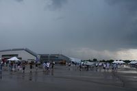  - arriving thunderstorm at Pontiac open house - by Florida Metal