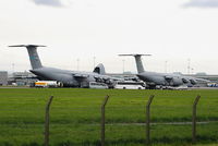  - Lockheed C-5 Galaxy's 69-0024 and 84-0062 bringing President Barack Obama's cavalcade for his visit to Ireland - by Chris Hall