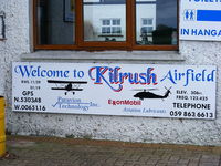  - on the club house wall at Kilrush Airfield, Ireland - by Chris Hall