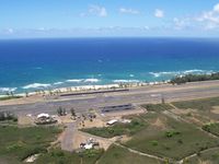  - East end of the Dillingham runway looking North to the runway and out over the Pacific Ocean  - by Paul Felix Schott