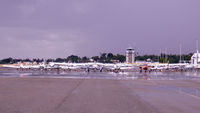  - Central ramp and Tower freshly washed with rain. - by Bill Larkins