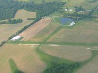  - Looking SW at an uncharted strip 4.5 mi. E of New Washington, IN - by Bob Simmermon