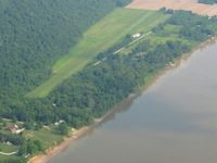  @ Lee Bottom Airport - Looking NW from 1000' - by Bob Simmermon