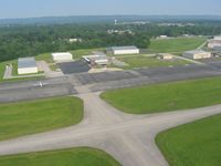  @ Clark Regional Airport - Departing RWY 18, looking west. - by Bob Simmermon