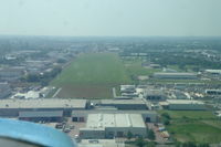  @ Hoogeveen Airfield Airport - Approach to runway 28. - by Henk van Capelle