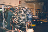  - Engine shop  Northern Air Cargo - Anchorage.

DC-6 Engine - by Henk Geerlings