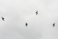  - Hunter's displaying at the Cotswold Airshow - by Chris Hall
