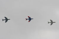  - Hunter's displaying at the Cotswold Airshow - by Chris Hall