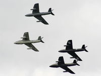  - Hunter's displaying at the Cotswold Airshow - by Chris Hall