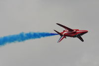  - Red Arrow's displaying at the Cotswold Airshow - by Chris Hall
