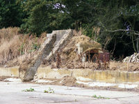  - WWII air raid shelter at the rear of one of the E pens at North Weald Airfield - by Chris Hall
