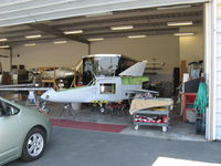  - Aviation F/X. Assorted Experimental aircraft, In build. BD-FLS MICROJET, Quantum Turbine TJ100 jet engine nearest. - by Doug Robertson