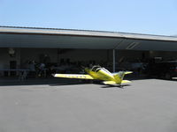  - Aviation F/X. Assorted Experimental aircraft. In build hangar. Pulsar on apron. - by Doug Robertson