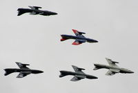  - Hunter's displaying at the Cotswold Airshow - by Chris Hall