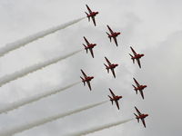  - Red Arrows in Diamond formation - by Chris Hall