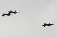  - Hunter's displaying at the Cotswold Airshow - by Chris Hall