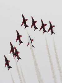  - Red Arrows in Big Vixen formation - by Chris Hall