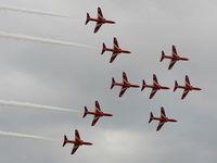  - Red Arrows in Typhoon formation - by Chris Hall