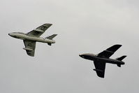  - Hunter's displaying at the Cotswold Airshow - by Chris Hall