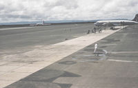  - Taken late 1950s. The Sabena plane is their Convair-Liner 440, registration OO-SCK, for which there is no profile on this site and I can't provide one. Appears similar to the C4 Argonauts. Bristol Britannia landing. - by Kaskazi