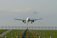  - Air France A320-200 on final while an Austrian Arrows Fokker100 has just depatured - by Thomas Ramgraber-VAP