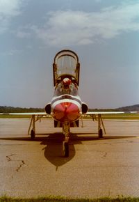  - US Air Force Thunderbirds Northrop T-38 Talon at Stewart International Airport, Newburgh, NY - circa 1970's - by scotch-canadian