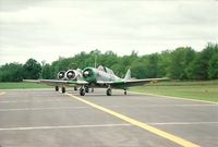  - T-6s waiting to taxi in - by mbvader