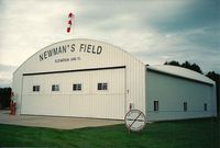  @ Newman's Airport - The old hangar. Not seen is the vintage pump outside.  - by mbvader