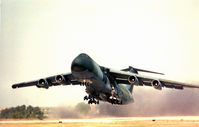  - C-5A departing Meacham Field after 1989 airshow - by Zane Adams