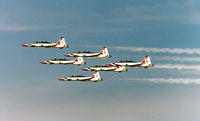  @ Fort Worth Nas Jrb/carswell Field Airport - USAF Thunderbirds T-38's at Carswell AFB - by Zane Adams