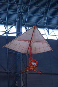  - Gemini Paraglider Research Vehicle 1-A with wing at the Steven F. Udvar-Hazy Center, Smithsonian National Air and Space Museum, Chantilly, VA - by scotch-canadian