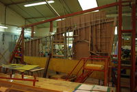  - Spitfire wing under restoration at the Shuttleworth collection. - by Graham Reeve