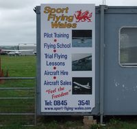  - Advert for flying school. - by Roger Winser