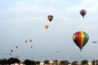  - Balloon flight in the morning at the Dayton Air Show - by Glenn E. Chatfield
