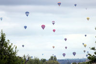  - Mass ascent at 2011 Bristol Balloon Fiesta - by Terry Fletcher